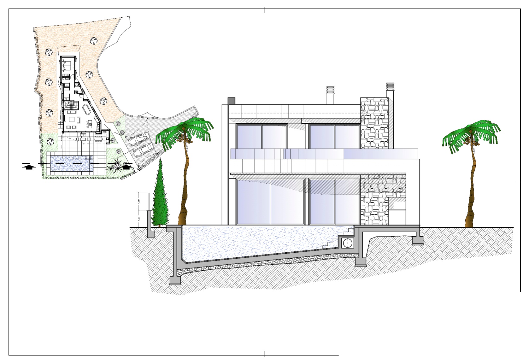 Projekt: luxuriöse Meerblick-Villa in Calpe zu verkaufen