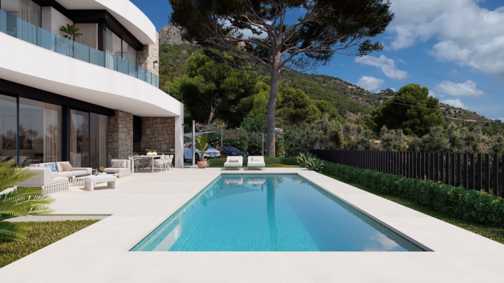 Projekt: luxuriöse Meerblick-Villa in Calpe zu verkaufen