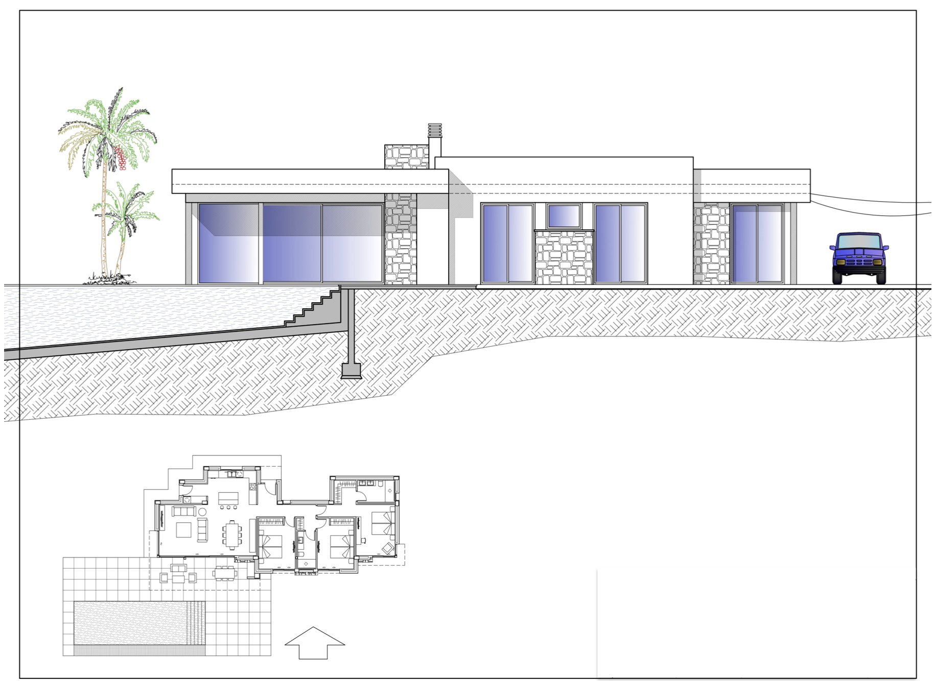 Modern villa project for sale, Calpe