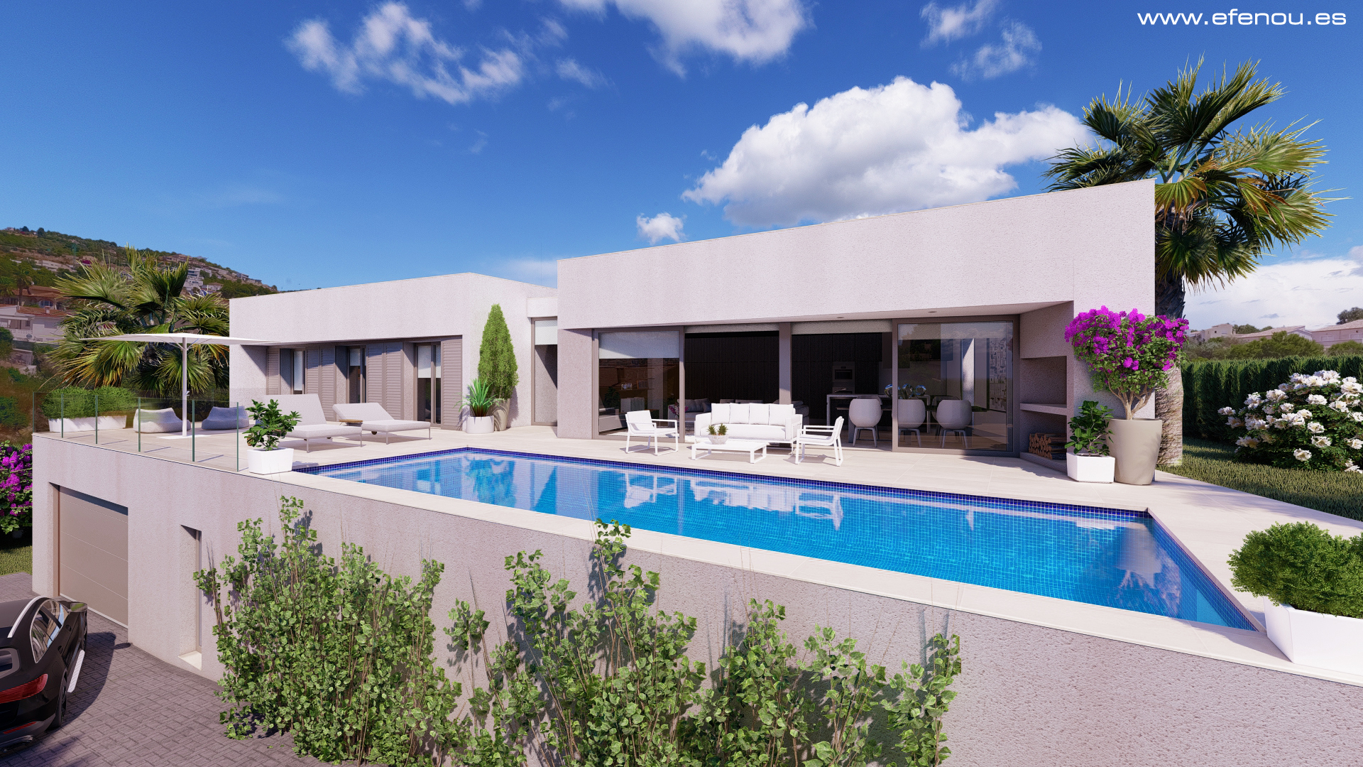 Project voor moderne villa in Calpe